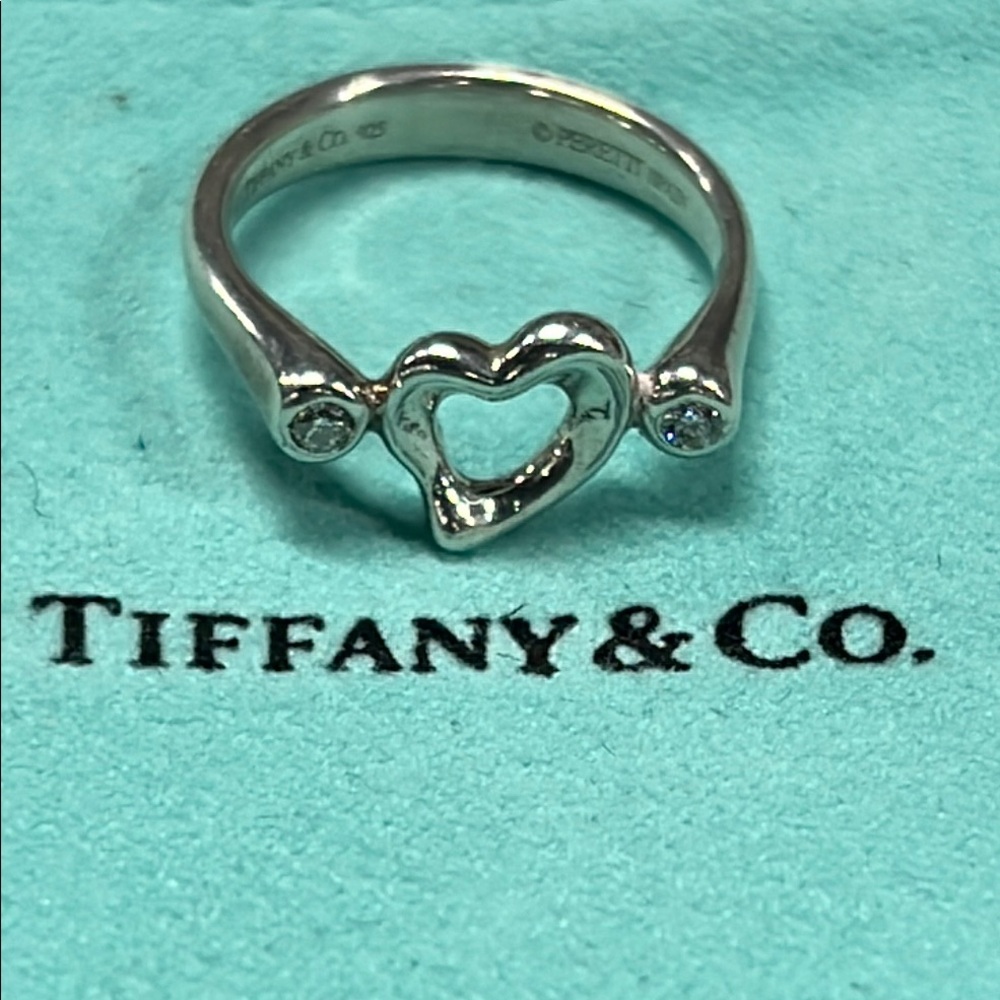 Tiffany & Co. Silver Heart Ring